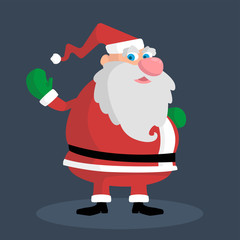 Sweet santa with a big nose