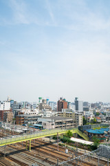 Obraz premium 新大阪 都市風景