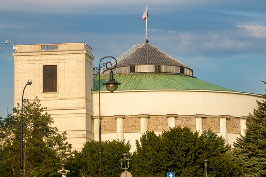 The Building Of The Parliament Of The Republic Of Poland