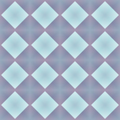 Geometric background with the square in repeat. Pink-blue and lilac, violet seamless pattern. Design for print on fabric, textile