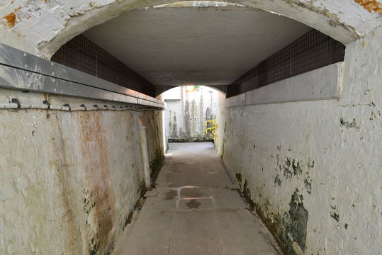 An Under Rail Subway In The UK.