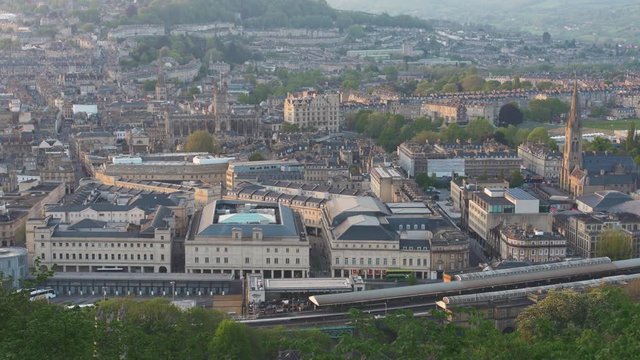 Historic City of Bath, Aerial View