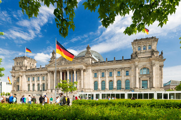 Obraz premium Reichstagsgebäude, Berlin - 8111