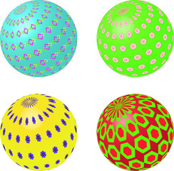 Colored balls