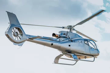 Tafelkleed Eurocopter bij het opstijgen © Duncan Grant