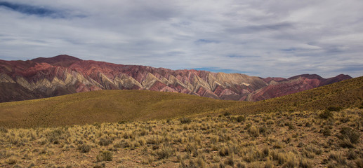 Hornocal, Mountain of fourteen colors, Quebrada de Humahuaca, Northern Argentina