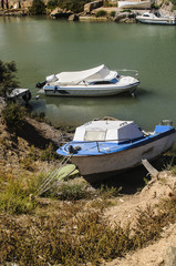 Obraz premium Fishermen's Village in Cartagena, Spain