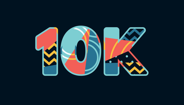 10K Concept Word Art Illustration