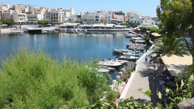 Port de pêche d'Agio Nicolaos en Crète
