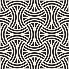Obraz premium Vector seamless pattern. Modern stylish abstract texture. Repeating geometric tiles..