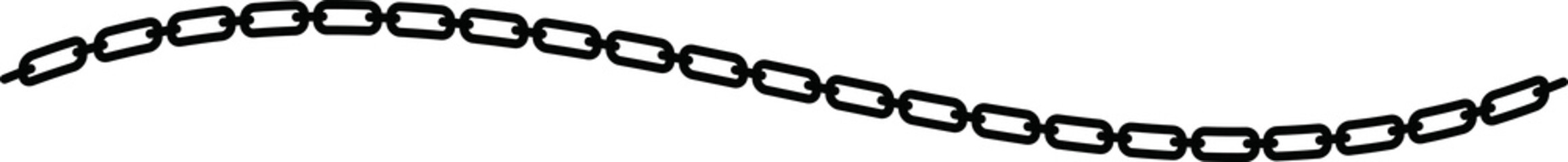 Black chain shape