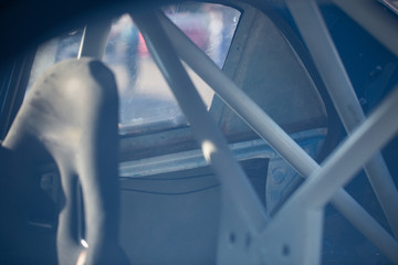 Racing car safety frame