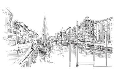 Fototapeta premium Pier in Copenhagen