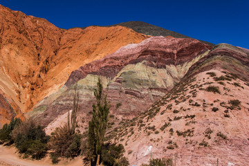 Cerro de los siete colores - Purmamarca in Jujuy Province - Argentina