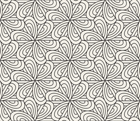 Vector seamless pattern. Modern stylish abstract texture. Repeating geometric tiles