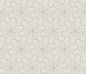 Vector seamless pattern. Modern stylish abstract texture. Repeating geometric tiles