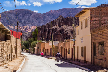 Tilcara City in Jujuy Province - North of Argentina