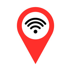 wifi sign pointer vector