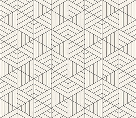 Vector seamless pattern. Modern stylish abstract texture. Repeating geometric tiles