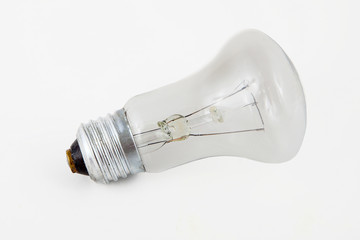 glass bulb isolated on white background
