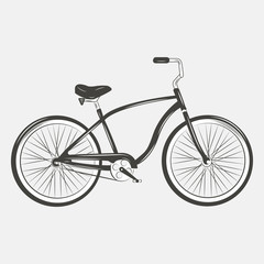 Bicycle Vector illustration .