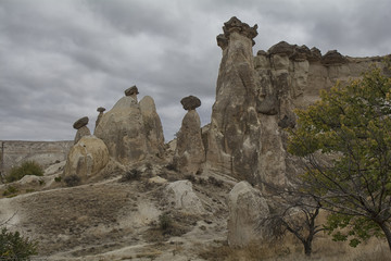 Turkey, Cappadocia, rock, landscape, stone