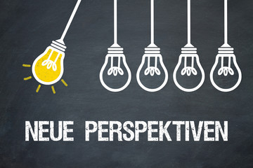 Fototapeta premium Neue Perspektiven / Lampen / Konzept