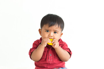 Cute little baby bite toy