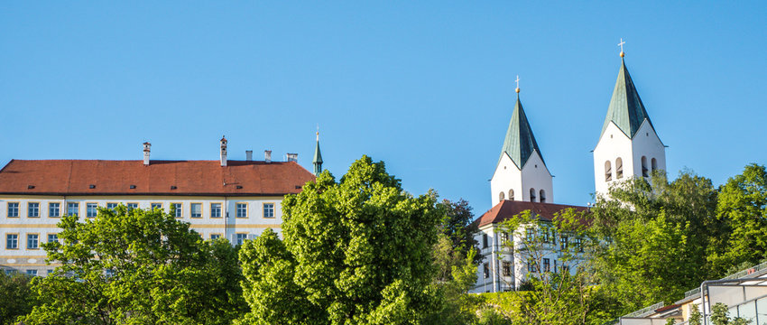 Blick auf den Dom von Freising