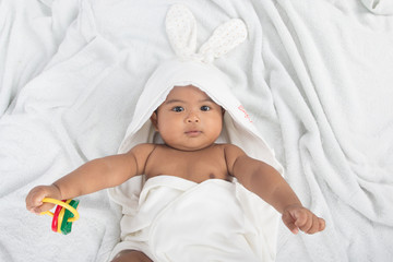 Cute little baby in Cloth children
