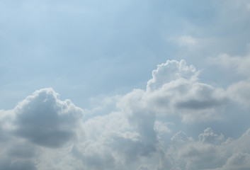 The beauty of the sky When light hits the clouds.