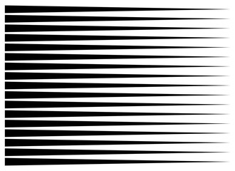 horizontal motion speed lines for comic book