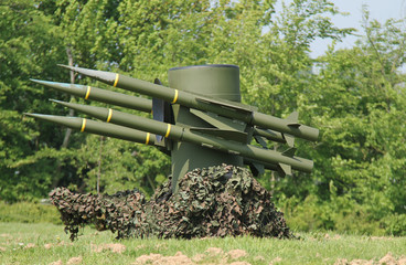 A Mobile Ground to Air Anti Aircraft Missile System.