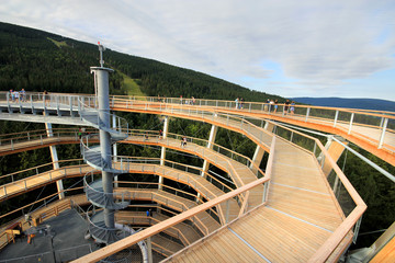 Ścieżka Koronami drzew, Czechy, Europa, Lipno, Karkonosze  © TYPE WW