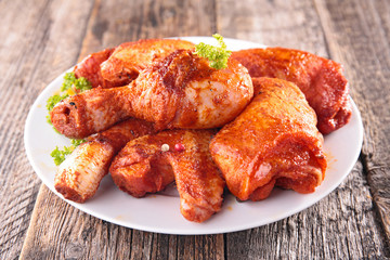 chicken legs and wings