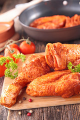 chicken legs and wings