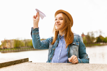 Young red haired girl