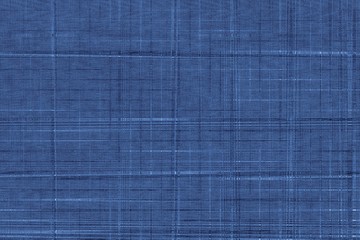 Ultra blue Swatch textile, fabric grainy surface for book cover, linen design element, grunge texture - 204236871