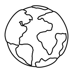 Obraz na płótnie Canvas world planet earth icon vector illustration design