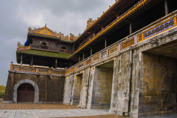 Noon Gate, one of the entrances to the Imperial City in Hue, Vietnam
