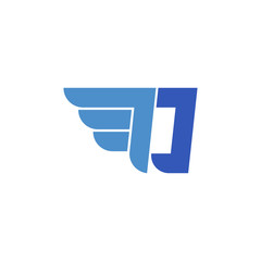 D Logo and Wing design