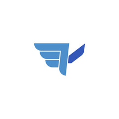Fototapeta premium Y Logo and Wing design