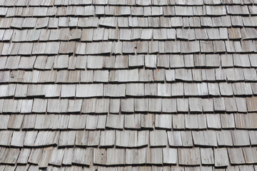 background of roof made from wood board