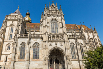 Fototapeta na wymiar Cathedral of St. Elizabeth in Kosice, Slovakia.