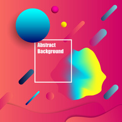 Abstract colorful geometric background