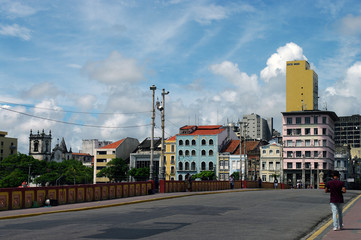 Fototapeta na wymiar Scène urbaine de Recife
