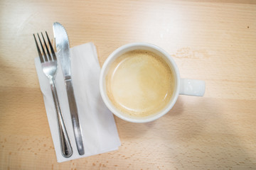 Coffee and waiting