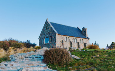 Lake Tekapo Church. South, canterbury.