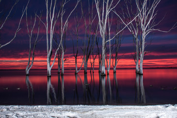 Atardecer en Epecuen y su magia © bauserphoto
