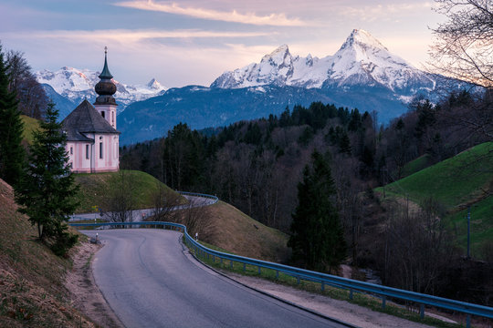 Maria Gern Sonneuntergang